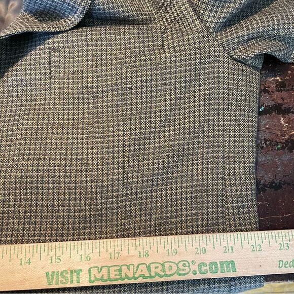 Ermenegildo Zegna 54R Brown Wool Micro Check Hopsack Blazer Sports Coat - Picture 5 of 11
